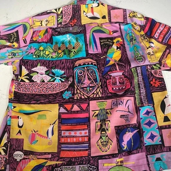 Vintage Disneyland Walt Disney Collectibles Tiki Room Shirt XL Limited of 500 - Picture 7 of 7